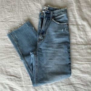 Abercrombie ankle straight jeans curve love